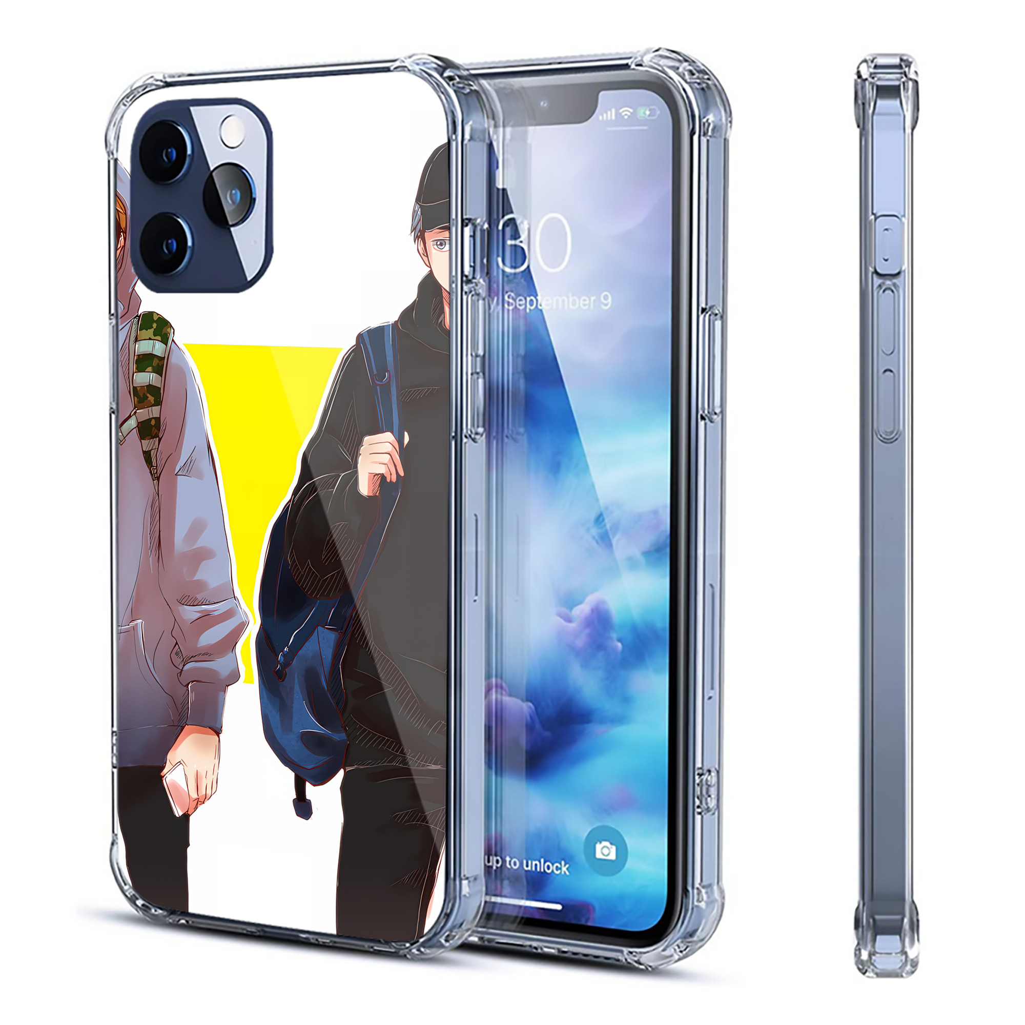 （画像用） SPY×FAMILY间谍家家酒 【iPhone 12シリーズ対応】透明スマホケース（クリアソフトケース）